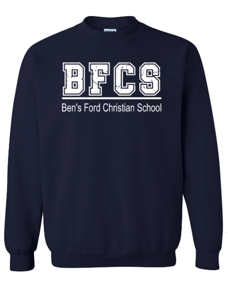 Navy Blue BFCS Crewneck